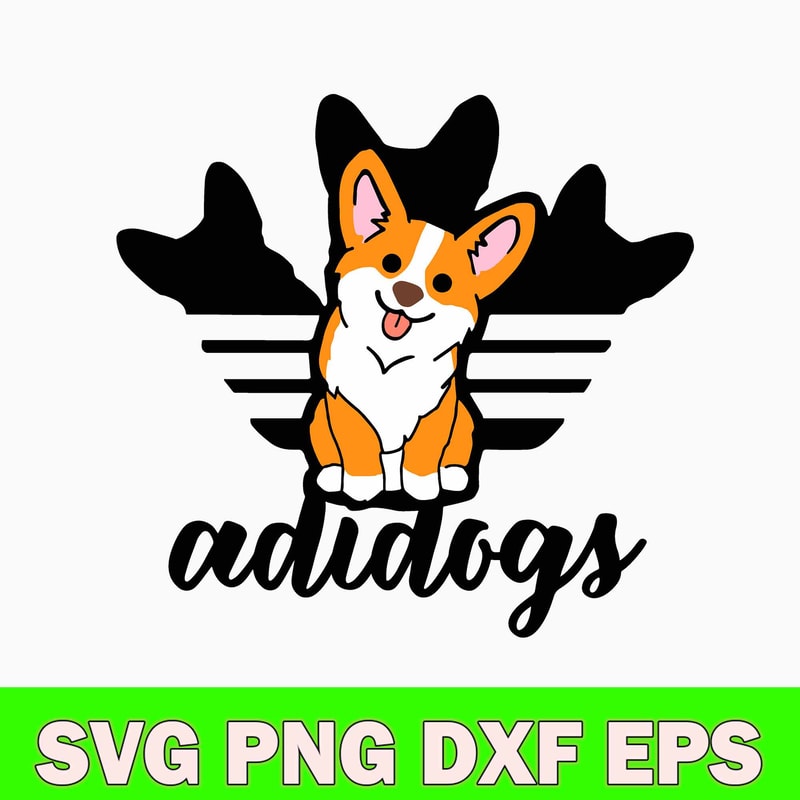 Corgi Adidogs Svg, Adidas Svg, Dog Svg, Png Dxf Eps File.jpg