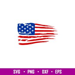 Distressed American Flag, Distressed American Flag Svg, 4th of July Svg, Patriotic Svg, Independence Day Svg, USA Svg,pn
