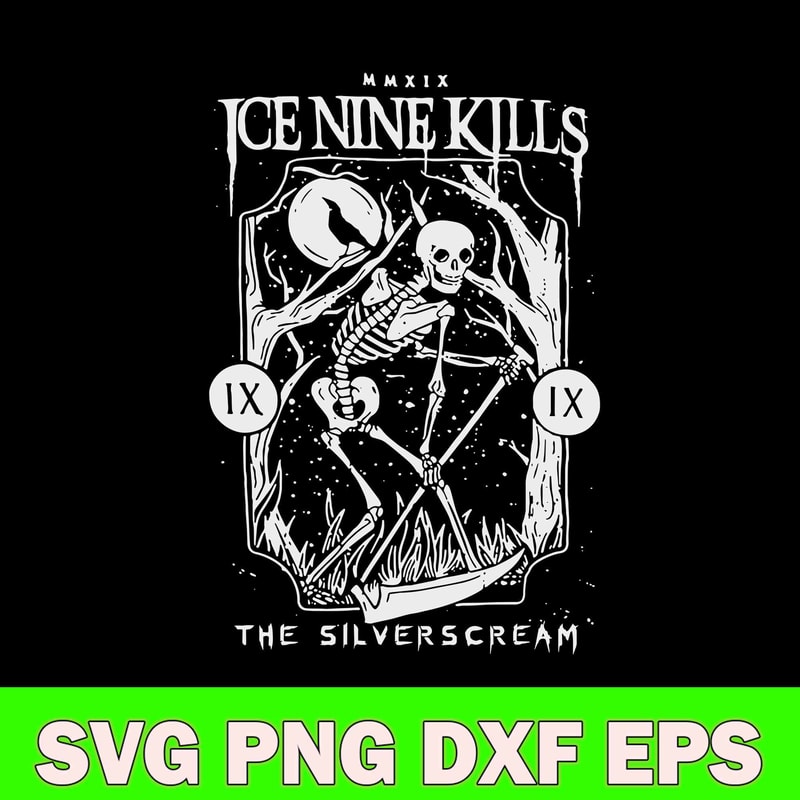 Design Ices Art Nine Kill Svg, Skeleton Svg, Png Dxf Eps File.jpg