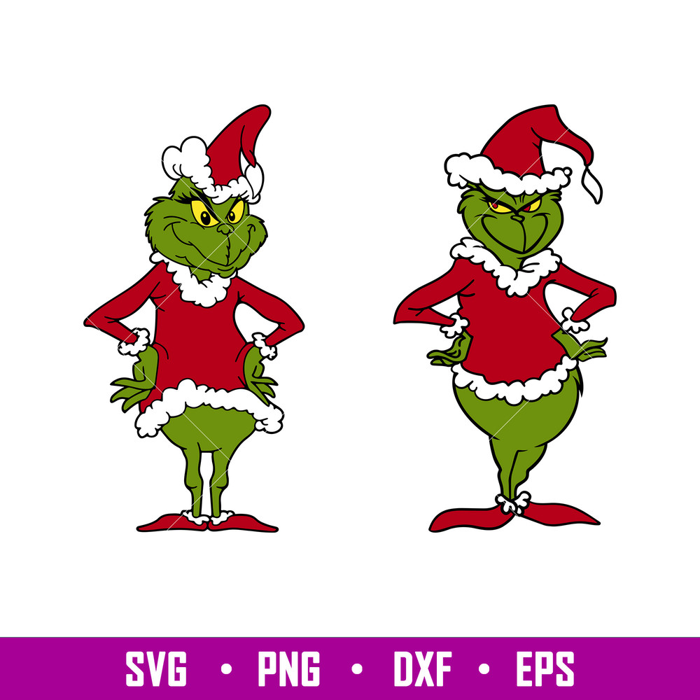 Grinch Santa Claus Bundle, Grinch Santa Claus Bundle Svg, Christmas Svg, Merry Grinchmas Svg, Santa Claus Svg,png,dxf,eps file.jpg