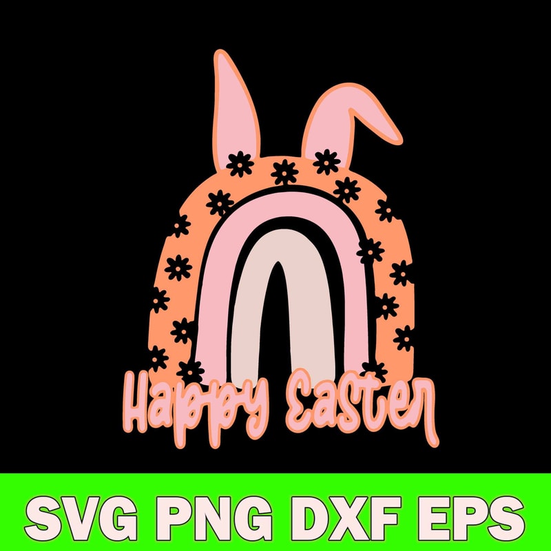 Easter Rainbow Svg, Rainbow Svg, Png Dxf Eps file.jpg