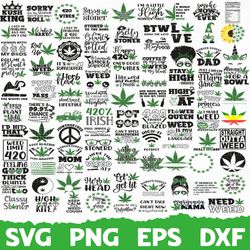 Weed Svg, Cannabis Svg Bundle, Weeds svg, Marijuana Svg, Weed Leaf Svg, Weed Svg For Cricut, Weed Bundle Svg