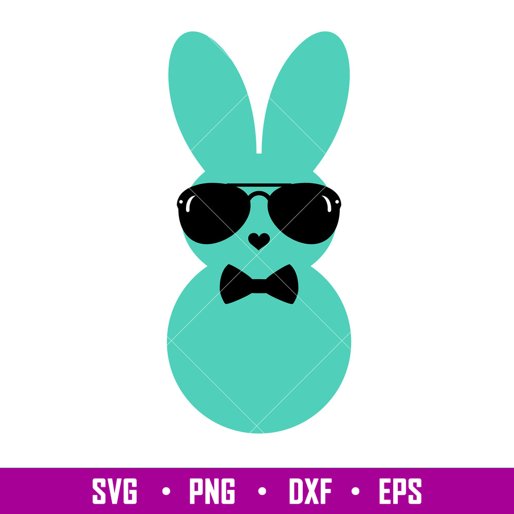 Hipster Easter Bunny Boys, Hipster Easter Bunnies Svg, Happy Easter Svg, Easter egg Svg,png,eps,dxf file.jpg