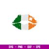 Kiss Lips Irish Flag, Kiss Lips Irish Flag Svg, St. Patrick’s Day Svg, Lucky Svg, Irish Svg, Clover Svg, png, dxf, eps file.jpg