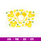 Lemon Ears Full Wrap, Lemon Mickey Mouse Full Wrap Svg, Starbucks Svg, Coffee Ring Svg, Cold Cup Svg, png, dxf, ep file.jpg
