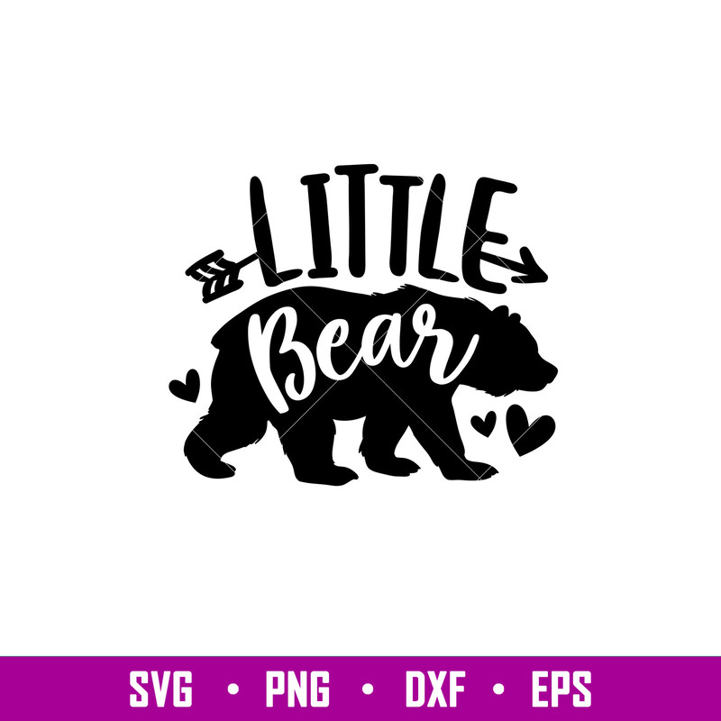 Little Bear Family, Little Bear Family Svg, Mom Life Svg, Mother’s day Svg, Family Svg, png, dxf, eps file.jpg