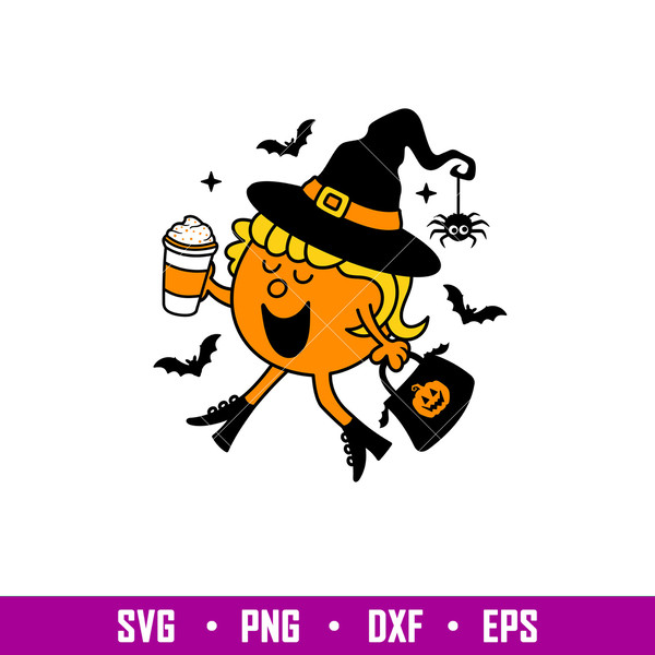 Little Miss Halloween Queen, Little Miss Halloween Queen Svg, Halloween Svg, Spooky Season Svg, Trick or Treat Svg, png, dxf, eps file.jpg