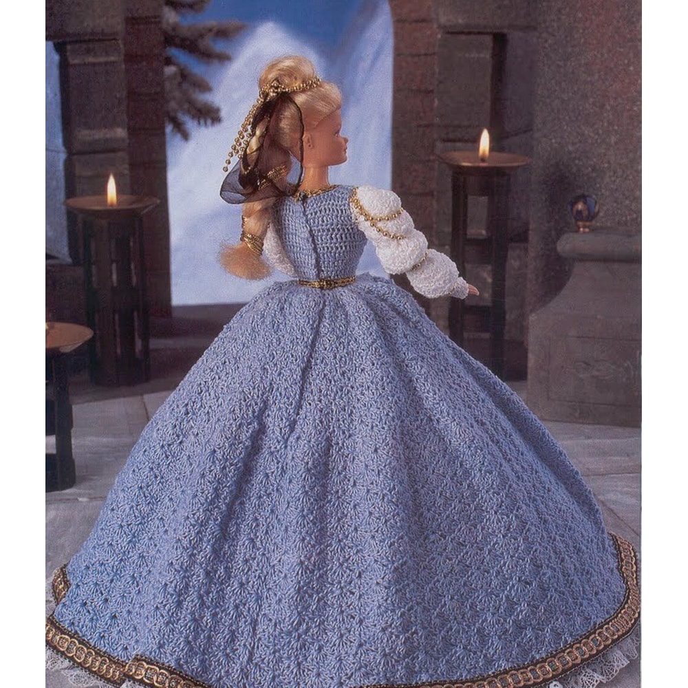 Renaissance Era Elegant Gown Fashion doll Barbie -vintage pattern (1).jpg