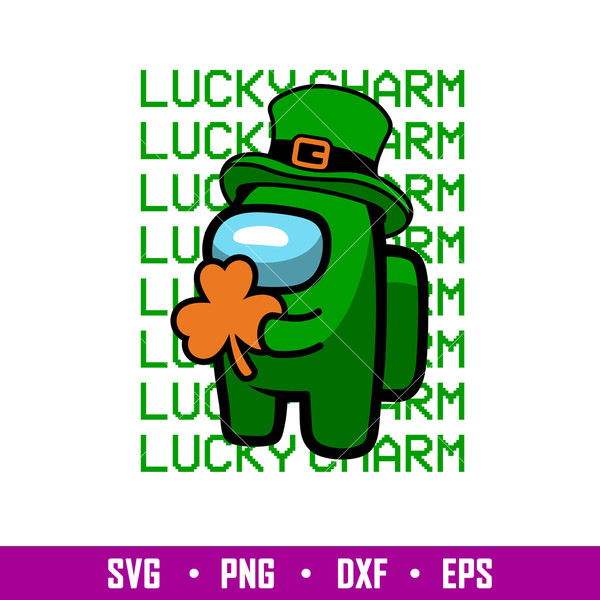Lucky Charm 1, Lucky Charm Svg, St. Patrick’s Day Svg, Among Us Svg, Impostor Svg, png,dxf,eps file.jpg