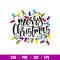 Merry Christmas Lights 1, Merry Christmas Svg, Christmas Lights Svg, Christmas Lettering Svg, png,eps,dxf file.jpg