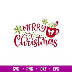 Merry Chtistmas, Merry Christmas Svg, Hot Cocoa Svg, Christmas Svg, png,eps,dxf file