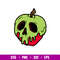 Poison Apple, Poison Apple Svg, Halloween Svg, Evil Queen Svg, Skull Svg, png,dxf,eps file.jpg