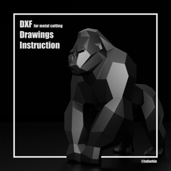 Welding Project Plans Drawings Gorilla (DXF, PDF)