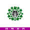 Shamrock Wrap, Shamrock Starbucks Wrap Svg, St. Patrick’s Day Svg, Lucky Svg, Irish Svg, Clover Svg, png,dxf,eps file.jpg