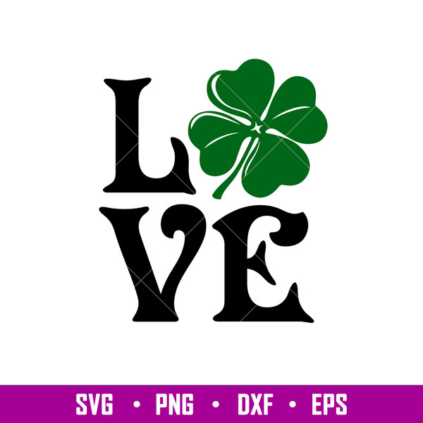 St Patricks Love Clover, St. Patricks Day Starbucks Coffee Bundle Svg, St. Patrick’s Day Svg, Lucky Svg, Irish Svg, Clover Svg, png,dxf,eps file.jpg