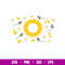 Sunflower Bees Full Wrap, Sunflower Bees Full Wrap Svg, Starbucks Svg, Coffee Ring Svg, Cold Cup Svg, png,dxf,eps file.jpg