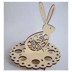 Digital Template Cnc Router Files Cnc Easter Stand Egg Files for Wood Laser Cut Pattern