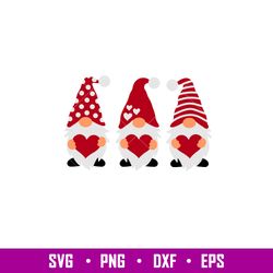 Valentines Day Gnomes, Valentines Gnomes Svg, Gnomes Love Svg, Valentines Day Svg, png,dxf,eps file
