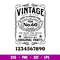 Vintage Birthday, Vintage Birthday Svg, Father’s Day Whiskey Label Svg, Aged To Perfection Svg, Limited Edition Svg,png,dxf,eps file.jpg