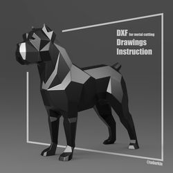 Welding Project Plans Drawings Cane Corso (DXF, PDF)