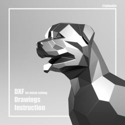 Welding Project Plans Drawings Rottweiler (DXF, PDF)