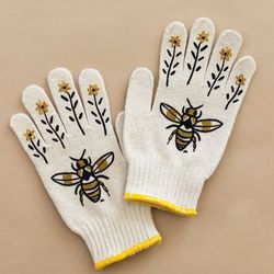 Bee Gardening Gloves