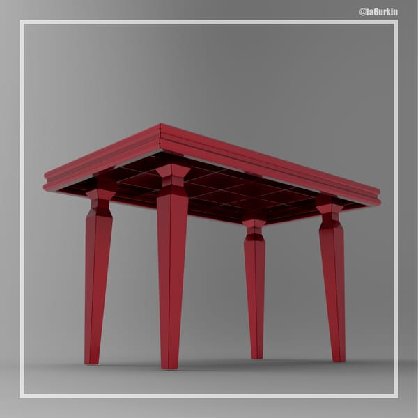 Sheet Metal Template Classic Table Project (dxf, PDF) - Inspire Uplift