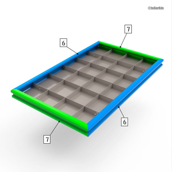Sheet Metal Template Classic Table Project (dxf, PDF) Inspire Uplift