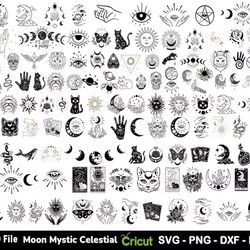 1000 mystical svg, mystic moon svg, mystical bundle svg, moon svg, celestial svg, magic svg file cut digital download