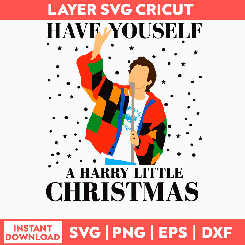 Have Yourself A Harry Little Christmas Svg, Png Dxf Eps File.jpg