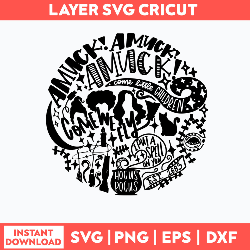 Hocus Pocus Amuck Svg, Hocus Pocus Svg, Png Dxf Eps File.jpg