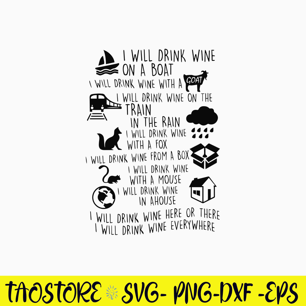 I WIll Drink Wine On a Boat Svg, Wine Svg, Png Dxf Eps File.jpg