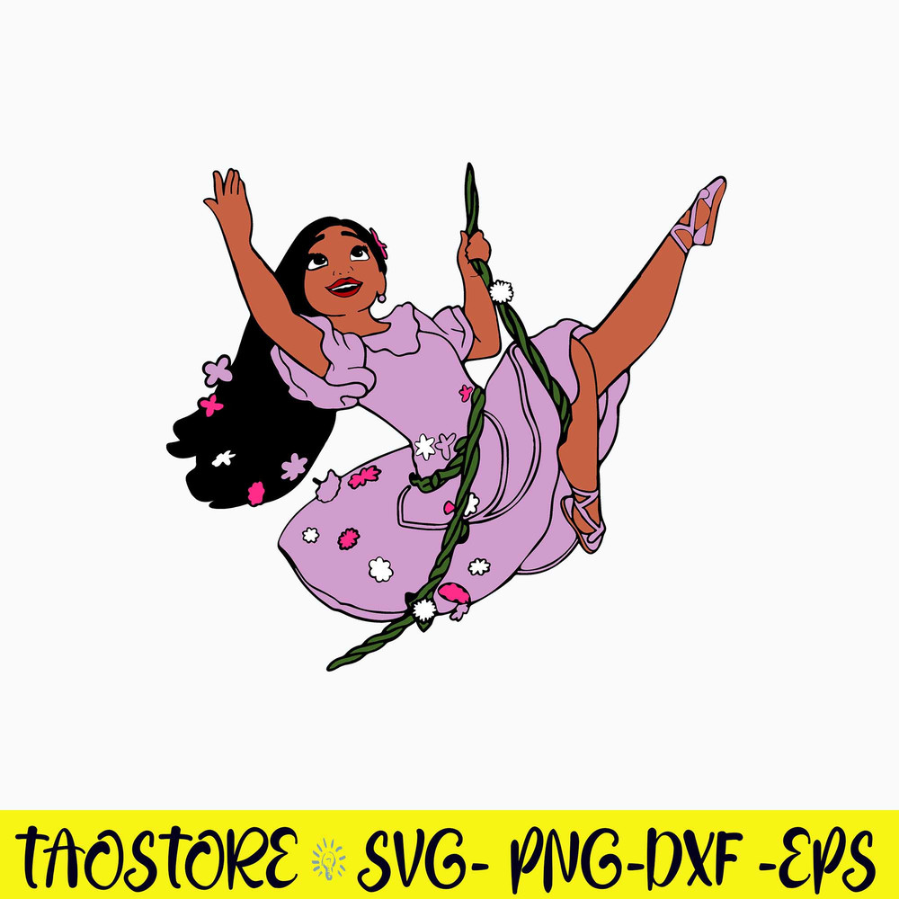 Isabela Madrigal Encanto Svg, Encanto Svg, Disney Svg, Png Dxf Eps File.jpg