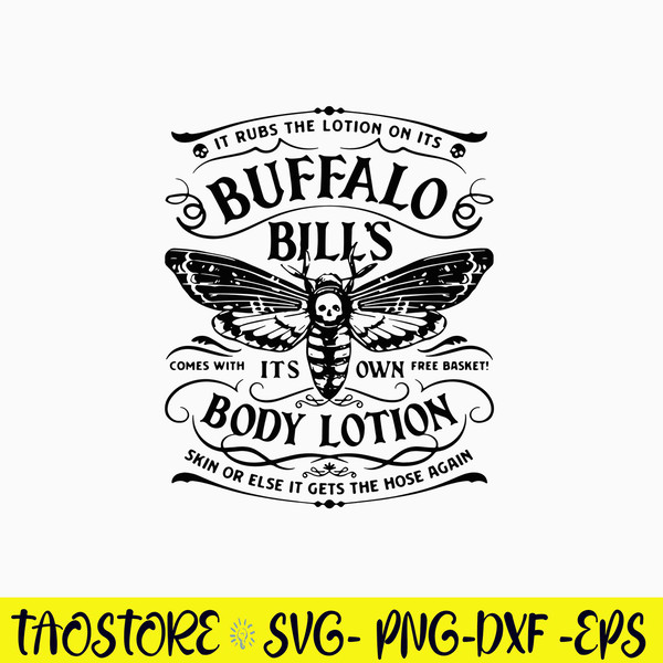 It Rubs The Lotion On Its Buffalo Bills Svg, Buffalo Bills Svg, Nfl Svg, Sport Svg, Png Dxf Eps File.jpg