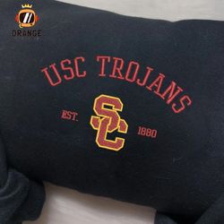 USC Trojans Embroidered Sweatshirt, NCAA Embroidered Shirt, USC Trojans Embroidered Hoodie, Unisex T-Shirt