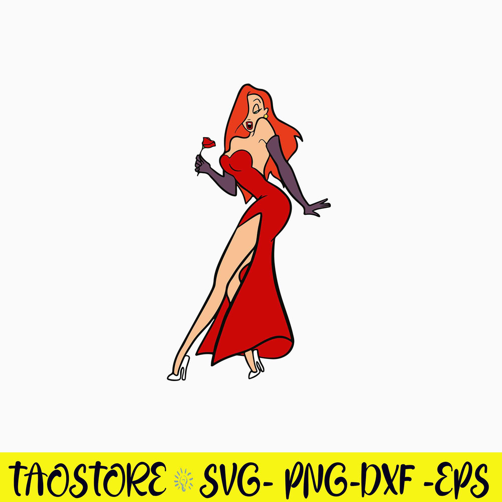 Jessica Rabbit Svg, Jessica Svg, Disney Svg, Png Dxf Eps File.jpg