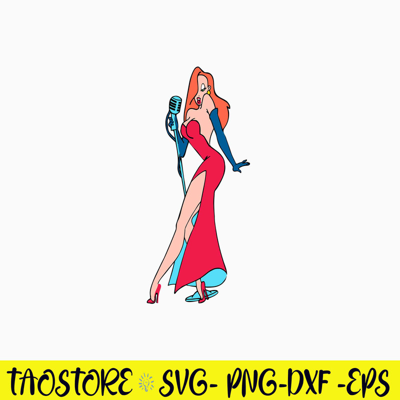 Jessica Rabbit Svg, Roger Rabbit Svg, Png Dxf Eps File.jpg