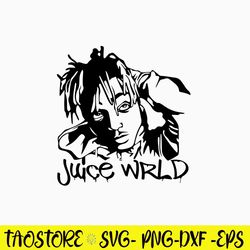 Juice WRLD Svg, Juice WRLD Rapper Svg  Png Dxf Eps File