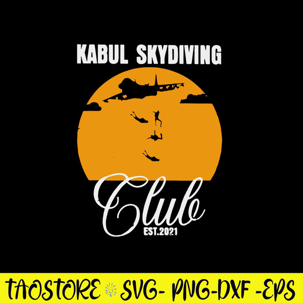 Kabul Skydiving Club Svg, Png Dxf Eps File.jpg