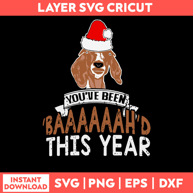 You_lle Been Baaaaaah_d This Year Svg, Dog Christmas Svg, Png Dxf Eps Digital File.jpg