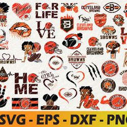 Cleveland Browns logo, bundle logo, svg, png, eps, dxf 2