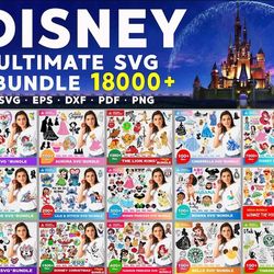 18000 disney bundle svg, disney svg, mickey mouse svg, the lion king svg, mickey bundle svg file cut digital download