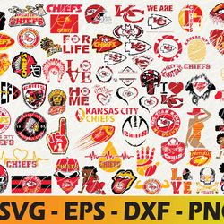 Kansas City Chiefs logo, bundle logo, svg, png, eps, dxf 2