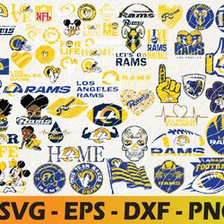 Los Angeles Rams logo, bundle logo, svg, png, eps, dxf 2