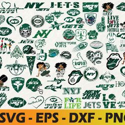 New York Jets logo, bundle logo, svg, png, eps, dxf 2