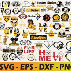 Pittsburgh Steelers logo, bundle logo, svg, png, eps, dxf 2
