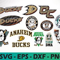 Anaheim Ducks Hockey Teams SVG, Anaheim Ducks Bundle SVG, N  H  L Svg, N  H  L Svg, Png, Bundle 12 Files