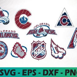 Colorado Avalanche Hockey Teams Svg, Colorado Avalanche Svg, N  H  L Svg, N  H  L Svg