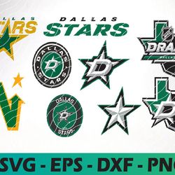 Dallas Stars Hockey Teams Svg, Dallas Stars Svg, N  H  L Svg, N  H  L Svg, Png, Bundle