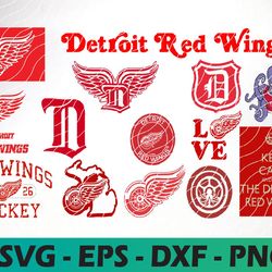 Detroit Red Wings Hockey Teams Svg, Detroit Red Wings Svg, N  H  L Svg, N  H  L Svg